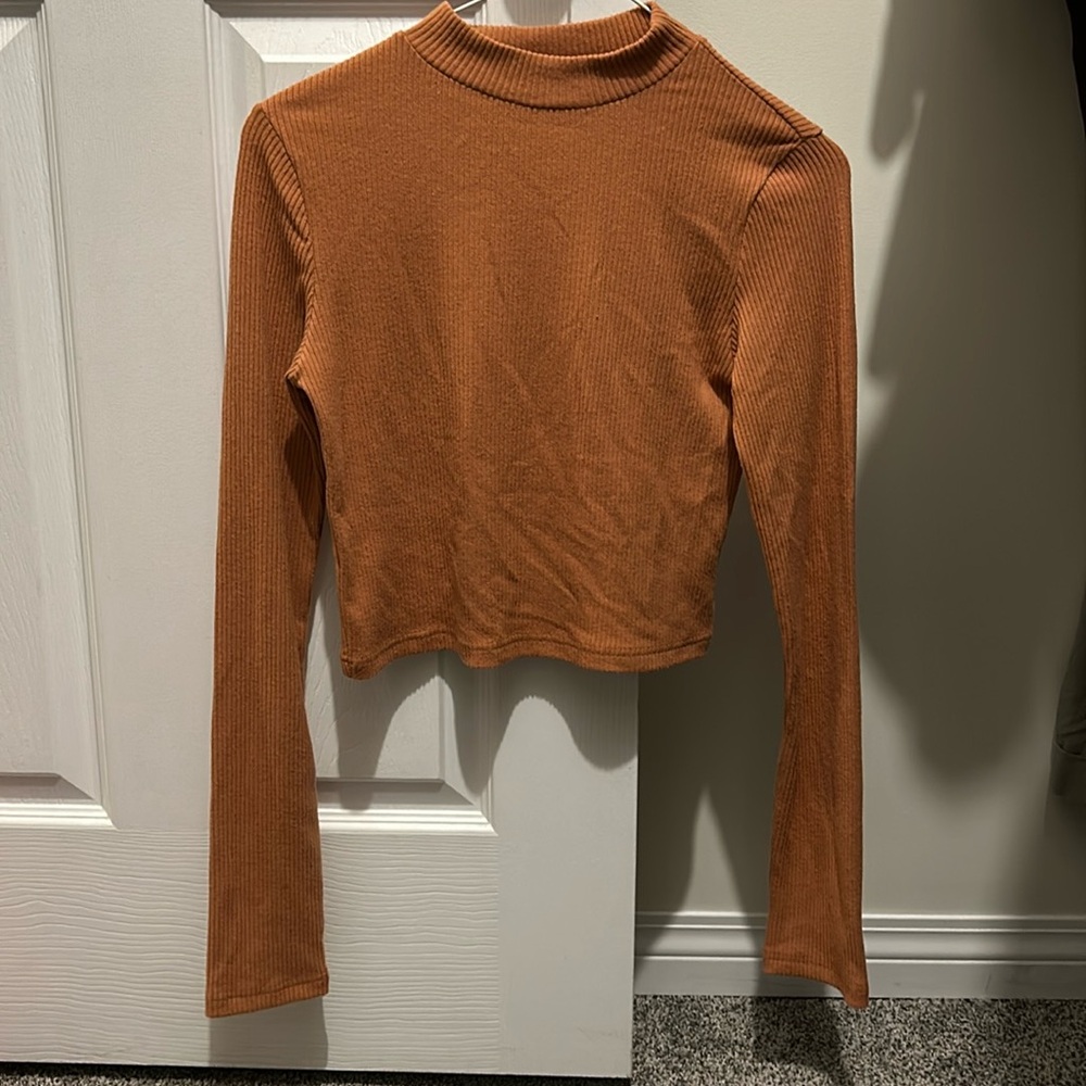 Long sleeve crop top